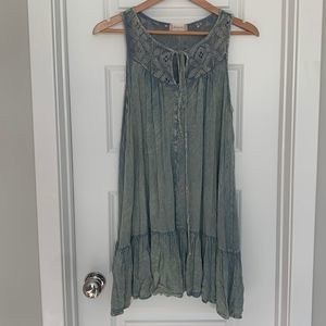 Altar’d state dress size small tie dye blue/green